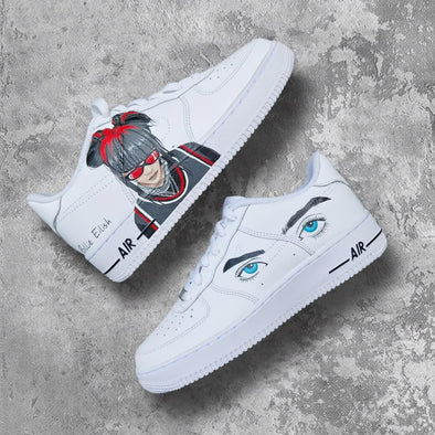 Custom Air Force 1 Sneakers – Hand Painted Streetwear Shoes with Unique Art Design