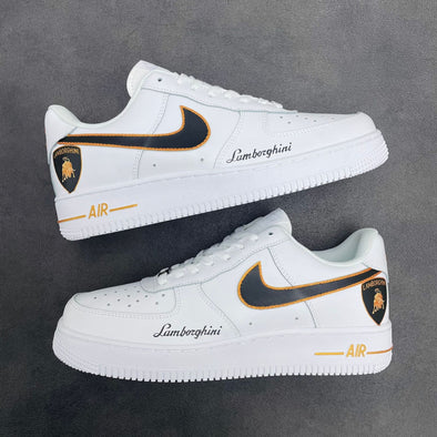 Custom Air Force 1 Sneakers – Lamborghini Inspired Supercar Design