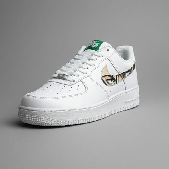 Custom Air Force 1 Sneakers – Anime Eyes Design Gift